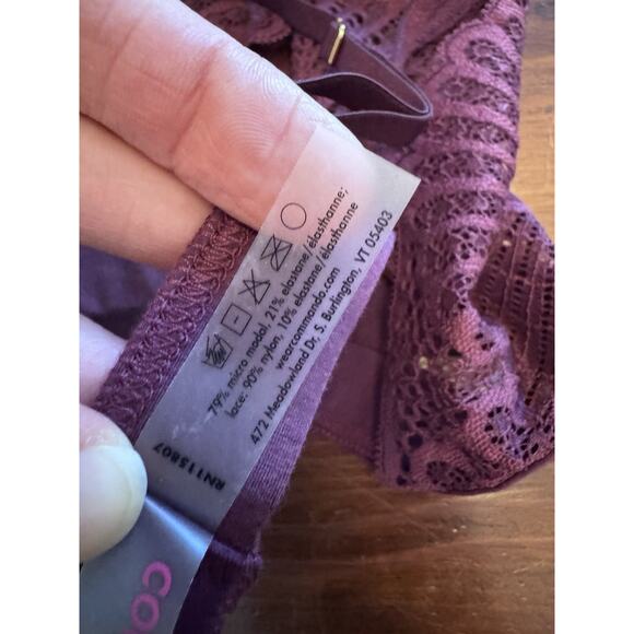 Commando - Butter + Lace Bralette - Pinot - Small $78 NWT - Picture 6 of 11